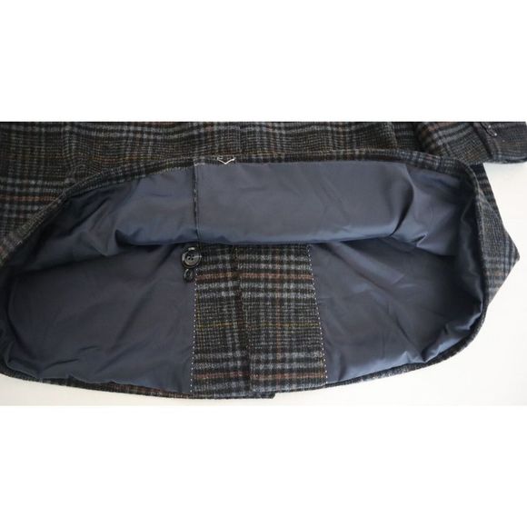 Tommy Hilfiger Men's Sz 44R Multi Addison Wool Blend Trim Fit Overcoat $395 - Picture 12 of 13